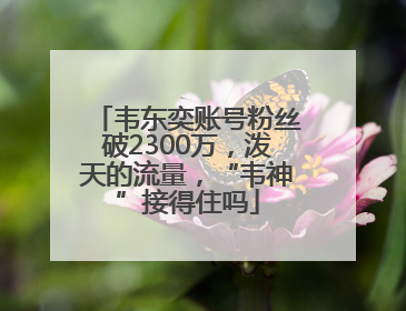 韦东奕账号粉丝破2300万，泼天的流量，“韦神”接得住吗