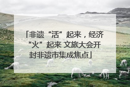非遗“活”起来，经济“火”起来 文旅大会开封非遗市集成焦点