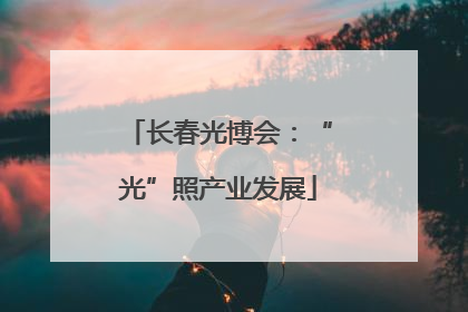 长春光博会：“光”照产业发展