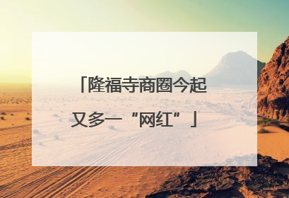 隆福寺商圈今起又多一“网红”
