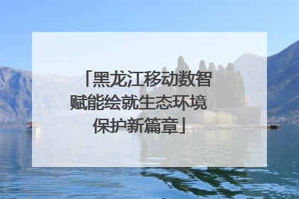 黑龙江移动数智赋能绘就生态环境保护新篇章
