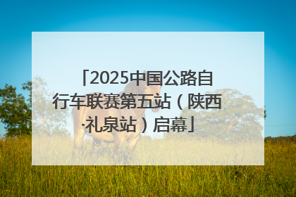 2025中国公路自行车联赛第五站（陕西·礼泉站）启幕