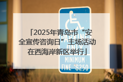 2025年青岛市“安全宣传咨询日”主场活动在西海岸新区举行