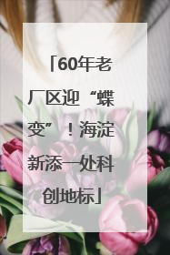 60年老厂区迎“蝶变”！海淀新添一处科创地标